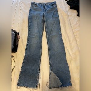 Zara straight cut with slit